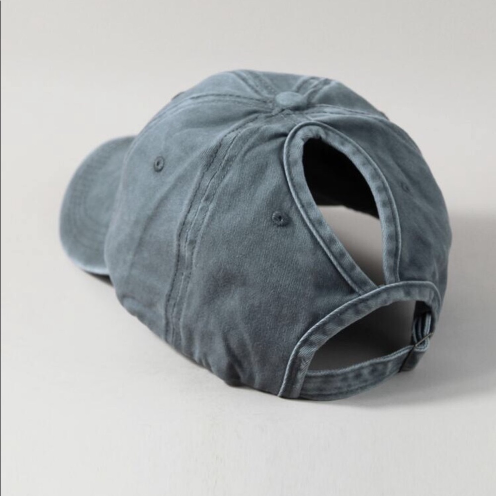 Washed Slate Baseball Cap - Unbranded